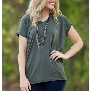 Short sleeve piko top